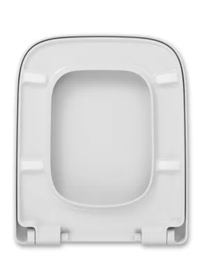 Produktbild von Antibakterieller WC Sitz für Keramag Renova Nr. 1 Plan 202150 & 202160, Toilettensitz mit Absenkautomatik, Duroplast Klositz, Toilettendeckel