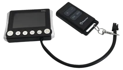 Image de Accessoires pour chauffage à air, interrupteur LCD, télécommande Bluetooth, noir