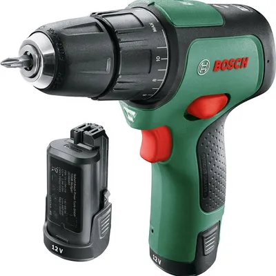 Image de Perceuse-visseuse à percussion sans fil EasyImpact 12 12V avec 2 batteries 2Ah/chargeur BOSCH