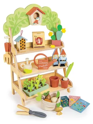 Produktbild von Tender Leaf Spielzeug Gartencenter - pädagogisches Holzspielzeug für Kinder