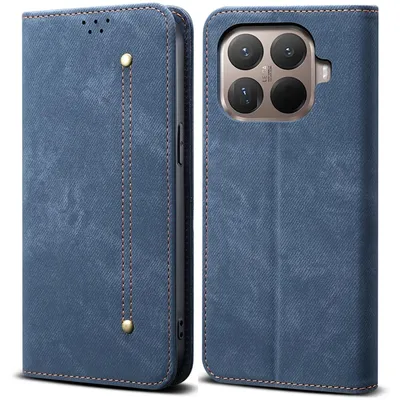 Obrázek produktu pro Pouzdro pro Xiaomi 15T Pro, Kožené Peněženkové Pouzdro s Magnetickým Uzavíráním a Stojánkem modré