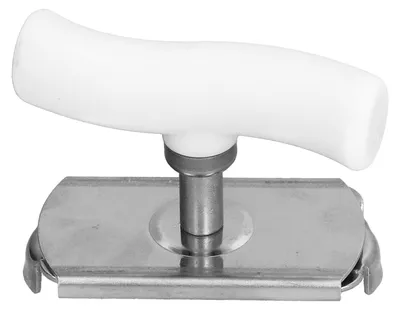 Obrázok produktu pre Otvárač na konzervy z nehrdzavejúcej ocele – prenosný ručný otvárač na fľaše s ergonomickou rukoväťou, praktický do kuchyne – biely