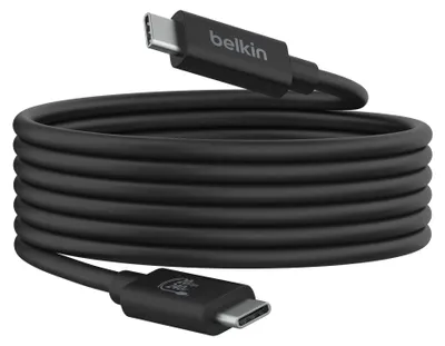 Obrázek produktu pro Belkin INZ004BT2MBK, 2 m, USB C, USB C, USB4 Gen 2x2, 20 Gbit/s, Černá