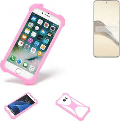 Produktbild von K-S-Trade Handy Hülle kompatibel mit Realme 13 Pro+ 5G Schutz Hülle Bumper Silikon Schutz Hülle Cover Case Silikoncase Silikonbumper TPU Softcase