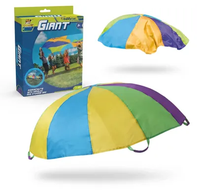 Produktbild von Animationsschwungtuch mit Griffen Fallschirm 184 cm Integrationsspielzeug für Kinder Gruppen