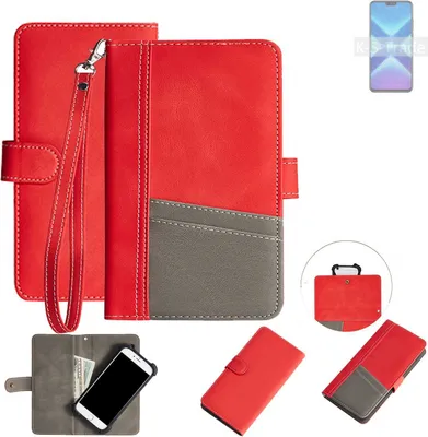 Produktbild von K-S-Trade Handy Schutzhülle für Huawei Honor 9x Lite Hülle Portemonnee Brieftasche Klapphülle Kartenfächer Flip Wallet Case Etui