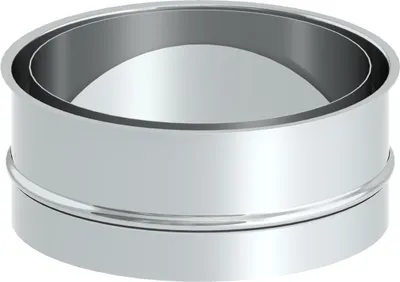 Produktbild von Ø 130 mm Ofenrohr Doppelwandfutter