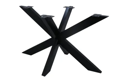 Produktbild von HSM Collection-Tischgestell Spider-125x62x72 (80x40mm)-Schwarz-Metall