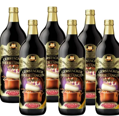 Image de Gerstacker Feuerzangenbowle Original corsé sucré 1000ml 6er Pack