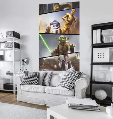 Produktbild von Komar Digitaldruck Vlies Panel "Star Wars Moments Rebels" 120 x 200 cm, bunt, VD-026