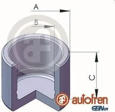 Produktbild von AUTOFREN SEINSA D025651 Kolben, Bremssattel x