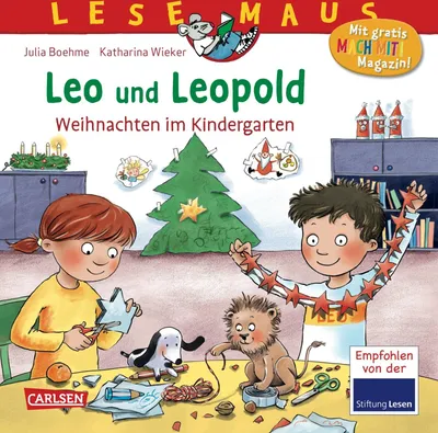Image de LESEMAUS 163: Leo und Leopold - Weihnachten im Kindergarten