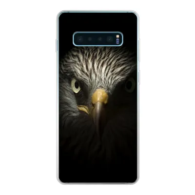 Produktbild von MuchoWow® Handyhülle Schutzhülle Hülle für Samsung Galaxy S10 Lite Vogel - Adler - Raubvögel - Auge - Schnabel - Licht Silikon Softcase Handy Hülle - Schutz