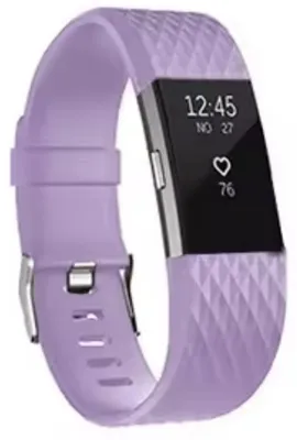 Immagine prodotto di CHPN - Cinturino per orologio - Cinturino compatibile con Fitbit - Fitbit Charge 3/4, modello sportivo - Lilla - Taglia M/L - Cinturino per orologio - Cinturino - Cinturino