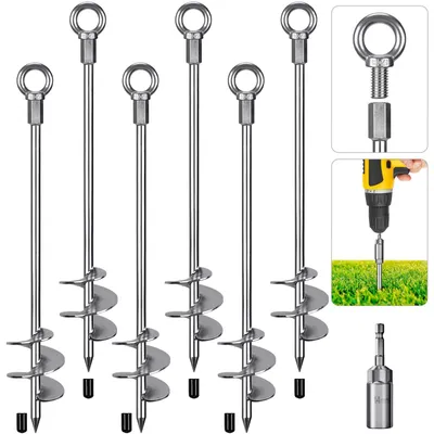 Immagine prodotto di Picchetti pesanti per tende, set da 6