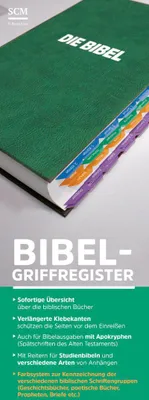 Obrázok produktu pre Biblická rukoväť index zelená