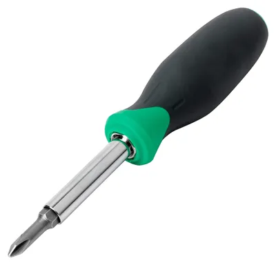 Obrázek produktu pro A. Základní sada šroubováků a klíčů 6 v 1, výměnné bity, ergonomická rukojeť