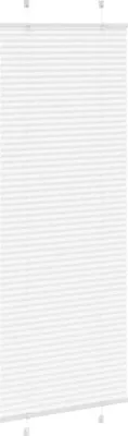 Obrázok produktu pre vidaXL Plisovaná roleta biela 75x200 cm šírka látky 74,4 cm polyester