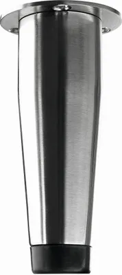 Produktbild von Möbelfuss Vitima Ø 50x100 mm edelstahlfarbig