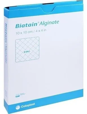 Productafbeelding van Biatain Alginate-kompressen, 10x10 cm, 10 stuks