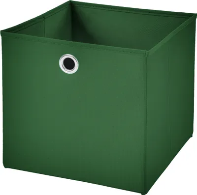 Produktbild von 1 Stück Dunkelgrün Faltbox 33 x 33 x 33 cm Aufbewahrungsbox faltbar