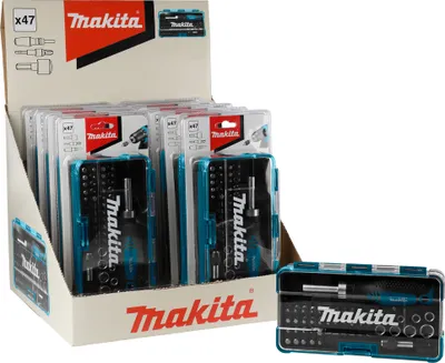 Immagine prodotto di Set di punte Makita con cacciavite a cricchetto 10 pezzi in supporto - 10 pezzi