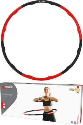 Produktbild von P2I Fitness Hoop Reifen Bauchtrainer 100cm - 1,2kg Schaumstoff Bauchtrainer 6-teilig