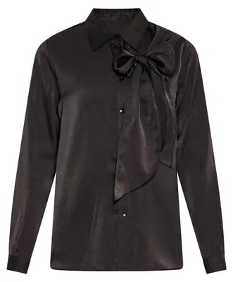 Image de Chemisier pour femme EVERa - Noir, L