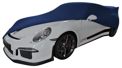 Image de Housse de voiture intérieure adaptée à Porsche 911 (991) GT3 Bleu NEU Bâche de
