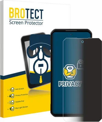 Produktbild von BROTECT Sichtschutzfolie für Oukitel WP60 Anti-Spy Privacy Sichtschutz Blickschutz Folie Blaulicht-Schutz