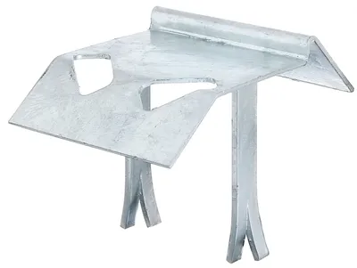 Produktbild von Alberts Auflaufstütze | mit angeschweißter Mauerkralle, zum Einbetonieren  | Aluminiumguss | Ø125 x 47 mm