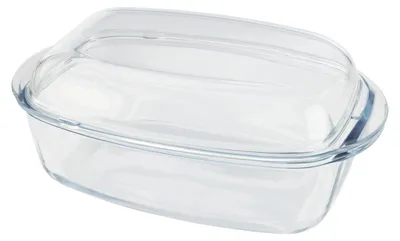 Image de PYREX Casserole rectangulaire verre 3 litres Couvercle 1,5 litre