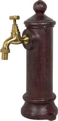 Produktbild von Wasserzapfsäule Wasserzapfstelle für Garten Standbrunnen Antik-Stil Braun 29cm