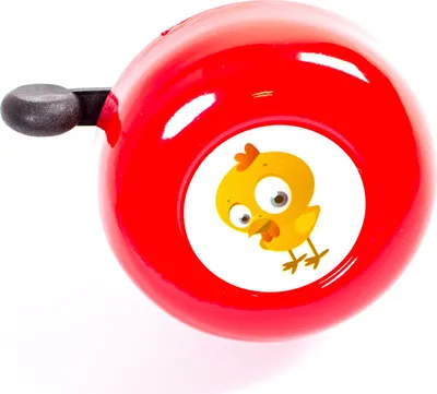 Produktbild von Kinderklingel Fahrrad Klingel Glocke Küken Dekor laut und hell in rot
