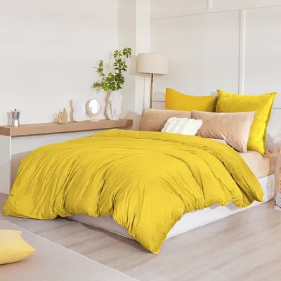 Productafbeelding van Winterse flanellen beddengoedset, 220 x 240 cm, 3-delig