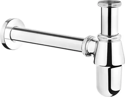 Produktbild von Ablaufgarnitur Siphon Waschbecken Chrom