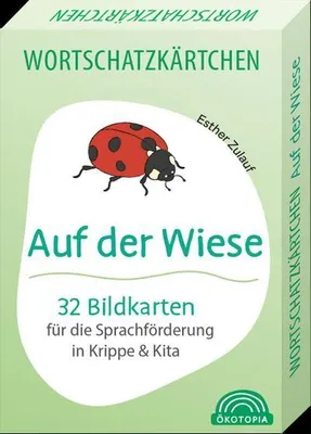 Produktbild von Wortschatzkärtchen: Auf der Wiese