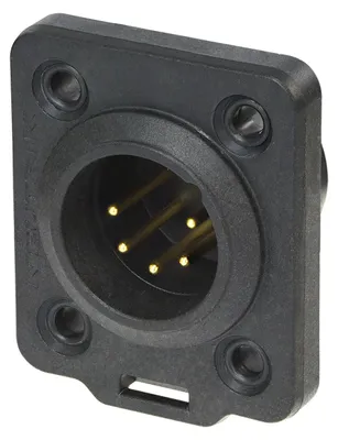 Produktbild von Neutrik XLR 5P Connector - female IP65 - Neutrik XX HD Box mit 25 Stück - (goldkontakte - Nickelgehäuse)