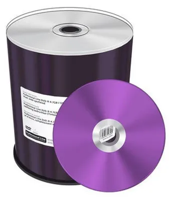 Zdjęcie produktu dla MediaRange MRPL602, DVD-R, 120 mm, Nadający się do druku, Pudełko CD/DVD cakebox, 100 szt., 4,7 GB