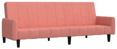 Produktbild von vidaXL Schlafsofa 2-Sitzer Rosa Samt