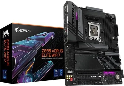 Produktbild von Mainboard GIGABYTE Z890 A ELITE WIFI7, Socket 1851, Thunderbolt 4, 2.5 GbE LAN, Wi-Fi 7, Bluetooth 5.4, DDR5