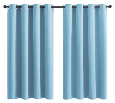 Obrázok produktu pre Termoizolačné závesy - Čierne závesy - 140 x 200 cm - Polyester - 1 kus - Vhodné do spálne/obývačky - Zatemňovacie závesy