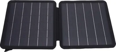 Obrázok produktu pre 10W prenosná solárna nabíjačka Monokryštalický malý skladací solárny panel s výstupom USB typu C kompatibilný s telefónom Tablet pre kempovanie Turistika
