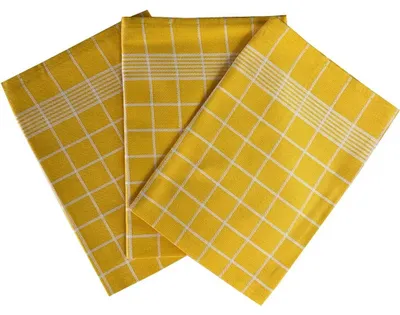 Obrázok produktu pre Uterák Pozitiv egyptská bavlna 50x70 cm žltá/biela 3 ks