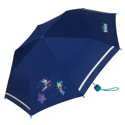 Image de Parapluie Scout pour enfants Parapluie Blue Star Fées Bleu 10050