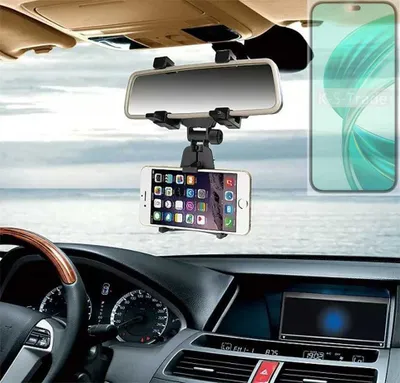 Produktbild von K-S-Trade Smartphone Halterung kompatibel mit Honor X8b Rückspiegel Halterung schwarz Auto Halterung KFZ Halter