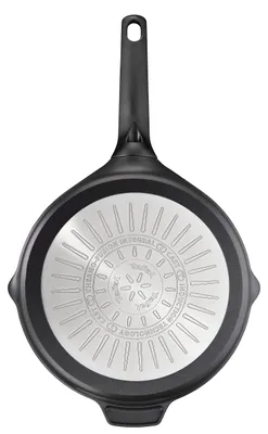 Produktbild von Tefal Robusto Aluguss-Schmorpfanne 26cm, E24933, Rund, Schwarz, Aluminium-Guss, Titan, 4 Person(en), Keramik, Gas, Halogen, Induktion, Versiegelte Platte