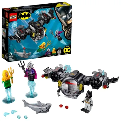 Zdjęcie produktu dla LEGO Marvel Super Heroes Super Heroes Batman Batsub Underwater Clash, Zestaw do budowania, 7 lat(a), 174 szt., 295 g