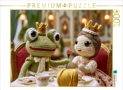 Produktbild von CALVENDO Puzzle Der Froschkönig | 1000 Teile Lege-Größe 64x48cm Foto-Puzzle für glückliche Stunden