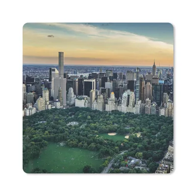 Produktbild von MuchoWow® Mauspad Mousepad New York - Central Park - Amerika 20x20 cm - Mousepads - Maus Mat - Pad - Mausunterlage - Desk Mat - Bureauartikeln